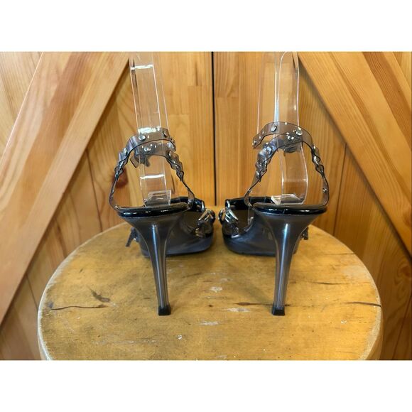 Steve Madden platinum heels size 5 - Picture 4 of 7